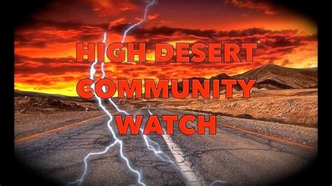 hi desert community watch fake|high desert community watch security.